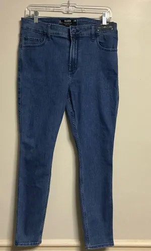 Hollister High Rise Super Skinny Jeans Size 12S thumbnail 1