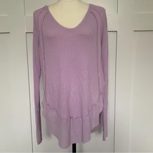 Free People Catalina Waffle Knit Thermal Top thumbnail 6