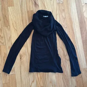 Zara Soft Black Adjustable Neck Top thumbnail 1