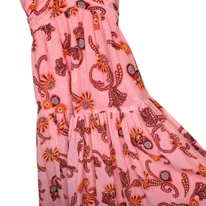 A.L.C. Frank Jaylin Pink Floral Cotton Silk Strappy Maxi Dress 0 NWT $550 thumbnail 6
