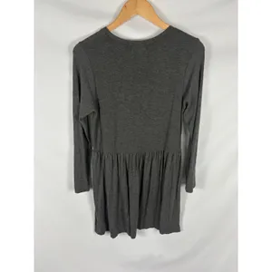 Altard State Long Sleeve Grey Dress Size Small thumbnail 4