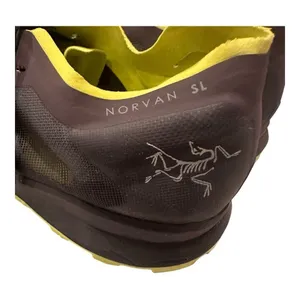 Arc'teryx Norvan SL Women's 10 Trail Running‎ Shoes Vibram Megagrip Black Yellow thumbnail 4