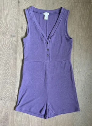 Button Up Romper thumbnail 1