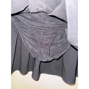 Edikted Black Pleated Tennis Skort Mini Skirt with Built-in Shorts M Goth Preppy thumbnail 2