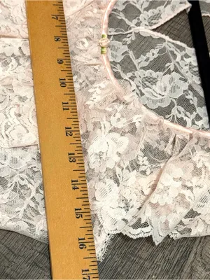 Vintage 80s Victoria’s Secret Union Made USA Lace Nightgown Size Small Pink Rare thumbnail 8