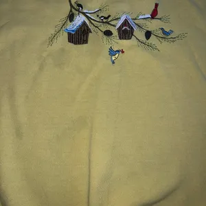 vintage yellow bird sweatshirt Size XL thumbnail 2