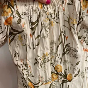 Reformation Pearl Midi Dress Aurora Floral Cream thumbnail 9