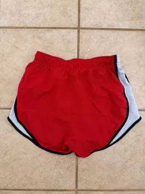 Nike Dri-FIT Red Black & White Running Shorts thumbnail 5