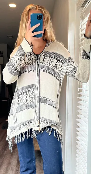 vintage savannah Boho Cover Up thumbnail 5