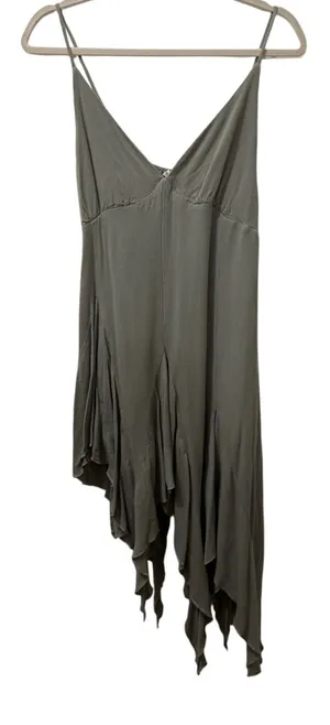 Heyson Green Boho Asymmetric Slip Dress thumbnail 1