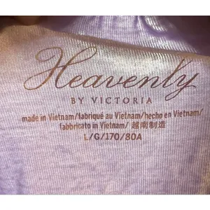 Women Victoria's Secret Heavenly Purple Lace Pajama Short L thumbnail 6