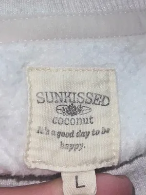 Sunkissed Coconut Pearl Grey Sunkissed Leopard Print Embroidered Sweatshirt L thumbnail 5