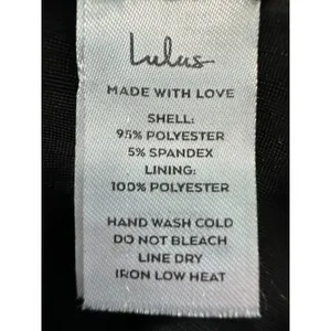 Lulus Black Cat Woman Cutout Padded Velour Striped Going Out Bodysuit Women's Sz thumbnail 12