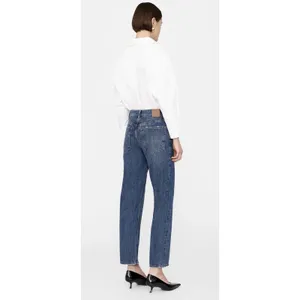 ANINE BING Benson High Rise Straight Leg Jeans Marine Blue Size 27 M $290 thumbnail 2