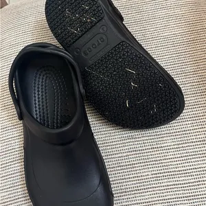 Crocs Bistro Work Black Clogs thumbnail 5