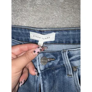 risen jeans 5/27 boot cut jeans flare high rise raw hem thumbnail 4