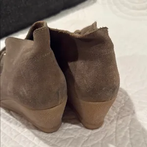 J. Crew Tan Lace Up Boots Suede thumbnail 5