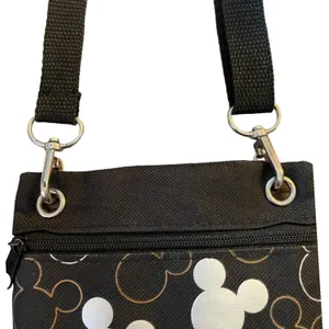 Disney Mickey Mouse Black Mini Crossbody Purse EUC thumbnail 4