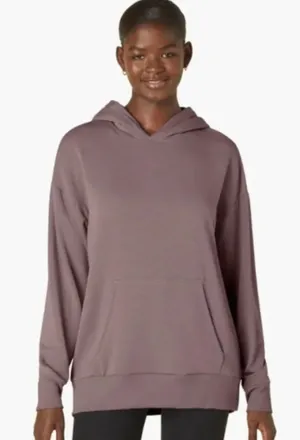 Beyond Yoga Go Getter Hoodie Sweatshirt Hooded Sweater Purple Stretch Size XS thumbnail 1