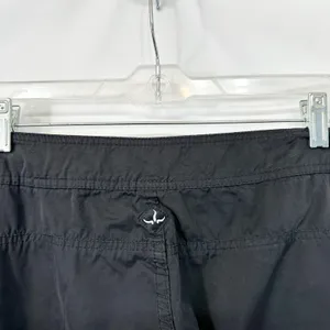 Prana Large Cargo Pants Black Hiking Straight Leg Outdoor USA VTG Y2K 1142 thumbnail 10