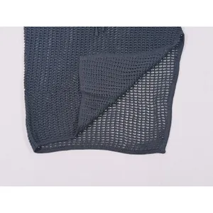 Halara Mesh Crochet Open Knit Midi Skirt Drawstring Size M Black Resort Coverup thumbnail 8