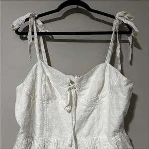 Petal & Pup CELESTE RUFFLE MINI DRESS - WHITE Size XL thumbnail 4