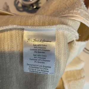 NWT For Love and Lemons x Free People Knitz Andi Mini Skirt in Cream‎ Size XS thumbnail 8