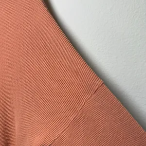 Free People FP Movement Women 100% Cotton‎ Hoodie Large Orange Waffle Knit thumbnail 2