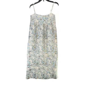 Petal & Pup Yasmine Maxi Dress Womens M Baby Blue‎ Floral Empire Waist Coquette thumbnail 2