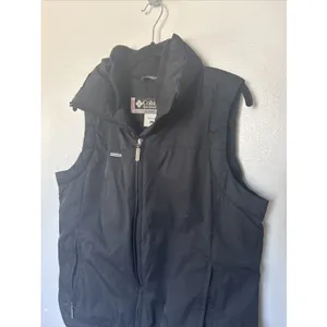 Women’s Columbia Black Feather Down Vest - Large thumbnail 4