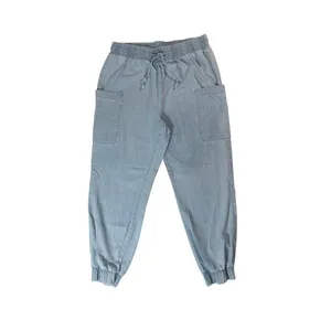 Indigo Rein Light Wash Jogger Casual Pants Elastic Drawstring Waist Size XL thumbnail 2