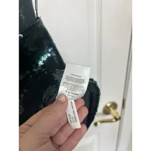 Express Dark Green Sequin Cami Tank Top S Going Out Holiday Party thumbnail 6