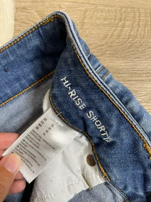 American Eagle Hi-rise Shortie Jean Shorts thumbnail 5