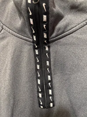 Nike Therma-Fit 1/2 zip cropped Pullover sweatshirt Gray size large thumbnail 9