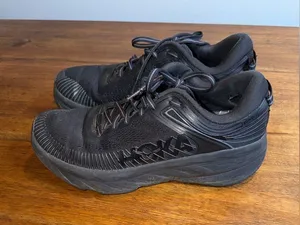 Hoka One One‎ Bondi 7 Sneakers Women's S Black Running Shoes-1110519 BBL thumbnail 1