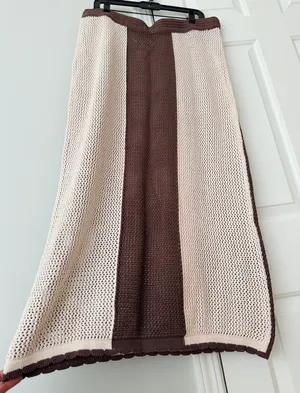 Anthropologie Mahila Crochet Midi Skirt, Size XL thumbnail 7