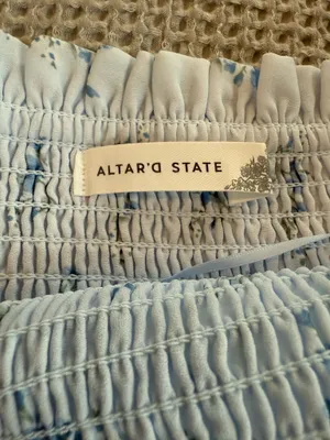 ALTAR’D STATE Andersyn Smocked Floral Tiered Mini Skirt thumbnail 7