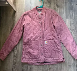 Carhartt Cathartic Pink Fleece Jacket thumbnail 1