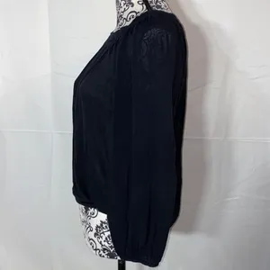 Free People Movement Peasant Top Black Long Sleeve Size XS thumbnail 9