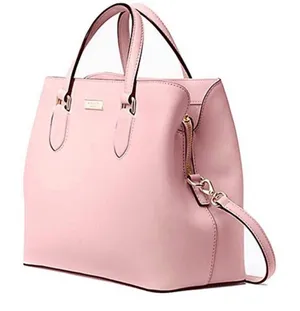 Like New Kate Spade Laurel Way Evangelie Rose Jade Saffiano leather satchel thumbnail 3
