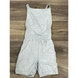 Free People Good Karma Runsie Ice Grey Women’s XS/Small thumbnail 3