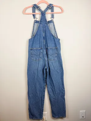 Levi’s Vintage Denim Overalls Straight Leg File Away Size Small thumbnail 11