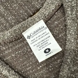COLUMBIA Gray Granola Knitted Long Sleeve Thermal Top | Women’s Size Medium thumbnail 2