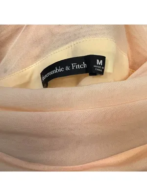 Abercrombie & Fitch -Giselle Drop-Waist Mesh Maxi Dress, M thumbnail 7