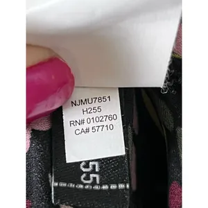 Kate Spade New York Love Colorfully Floral Ruffle Neck Sleeveless Blouse XS thumbnail 7