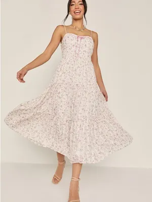 ROW‎ A Floral Midi Dress thumbnail 1