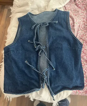 Missguided Denim Vest thumbnail 2