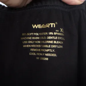 WEERTI Black Stretch Leggings XL High Waisted Soft Full Length WI thumbnail 2