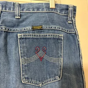 Vintage Wrangler High Rise Western Jeans Blue USA Denim Mom Jeans Women’s thumbnail 7