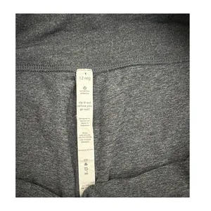 Lululemon Straight Leg Casual Gray Sweatpants Baggy Loose Fit Size Women's 12 thumbnail 3